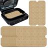 Amazon Olla Doble Ninja Rectangular Freidora de Aire Papel para Alimentos Absorbente de Aceite Papel Pergamino para Cocina Papel de Hornear