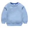 Sudadera Infantil 2026 Nueva Colección de Primavera Color Sólido para Niños Estilo Coreano Cuello Redondo Tops para Niños Pequeños Ropa de Primavera de Manga Larga para Niñas