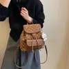 Mochila casual retro de lunares, modelo nuevo 2026, mochila versátil para el día a día y viajes, bolso de mano de moda, bolso de hombro, mochila escolar