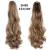 Peluca caliente de comercio exterior para mujer, peluca de cola de caballo, peluca de cabello de fibra química, pelucas, colas de caballo, clip, cola de caballo larga rizada