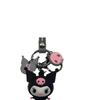 Llavero con colgante de perro de orejas grandes de PVC de goma suave con forma de muñeco de dibujos animados Sanrio Merlot para bolso de coche