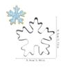 Serie Navideña Molde para Galletas de Acero Inoxidable Herramienta para Dar Forma a Pasteles DIY Cortador Juego de Utensilios para Hornear C