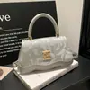 Bolsa de Ombro Cruzada Versátil Simples Casual Texturizada de Inverno 2026 Nova Moda Elegante de Alta Qualidade
