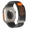 Adecuado para Apple Watch Iwatch9/Ultra3 Correa de Bucle de Nailon Trenzado de Doble Sección Modificada para Trail S10/11