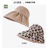 Sombrero de copa hueca de ala ancha de doble cara para mujer, sombrero para el sol al aire libre, anti-UV, sombrero de verano transfronterizo de Amazon.