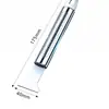 Raspador de hielo para descongelar refrigeradores, herramienta de eliminación de hielo totalmente de acero, raspador de hielo plano y grueso, raspador totalmente de acero para limpiar refrigeradores