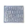 Molde para decoración de uñas 3D, pinza para el cabello femenina, accesorio de uña portátil de silicona de alta transparencia, molde hecho a mano resistente a la oxidación