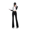 Jeans skinny retro de cintura alta para mujer 2024 nuevos pequeños ajustados adelgazantes elásticos de herradura acampanados