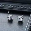 Brincos Cluster de Diamante Cheio de Novo Estilo Transfronteiriços para Homens, Modernos e Versáteis, Brincos de Flor de Íris em Forma de Cruz de Alto Padrão para Mulheres