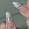 Acessórios de Arte de Unha de Celebridade da Internet Tamanho Mini Pequeno Fundo Pontiagudo Zircônia Super Brilhante Formato Branco Micro Zircônio Luxo Leve Acessórios para Unhas Atacado
