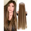Las pelucas son un artículo de gran venta en el comercio transfronterizo, populares entre las mujeres europeas y americanas, Extensiones de Cabello Liso Extra Largas de Cinco Secciones, Postizos Grandes, Extensiones de Cabello Teñido Degradado