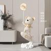 Oso Violento Cohete Sala de Estar Adornos de Piso Grandes Lámpara Lateral para Mueble de TV Decoraciones de Dibujos Animados Regalo para Mudanza del Hogar