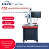 Máquina de marcação a laser CO2 de mesa de fábrica direta impressora a jato de tinta para couro tecido plástico