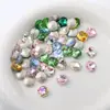 Rinestones para Arte de Uñas Estilo Nuevo con Base Puntiaguda, Rinestones Cuadrados de Vidrio de 8 mm, Decoraciones para Uñas Súper Brillantes, Estilo Ins, Exclusivo para Salones de Uñas