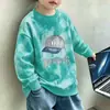 Moletom pullover masculino para inverno 2026 outono e inverno novo estilo para crianças de meia-idade e grandes, camisa base estilosa e moderna atacado