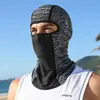 Mascarilla facial de verano para ciclismo al aire libre para hombres, secado rápido, transpirable, resistente a los rayos UV, protección solar de seda helada, cubrecabezas para motocicleta, UPF50+