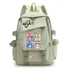 Mochila Anime Desenho Animado Bocchi the Rock, Pedra Solitária, para Meninas, Alunos do Ensino Fundamental e Médio, Bolsa de Ombro Duplo de Grande Capacidade