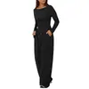 Colección de Invierno 2026 Amazon Otoño Color Sólido Espesado Polar Casual Europeo y Americano Manga Larga Pantalón Largo Conjunto de Dos Piezas Transfronterizo
