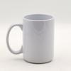 Caneca de cerâmica Copo de água de grande capacidade Classe A Copo de sublimação de 15 onças Presente publicitário Copo de água de cerâmica