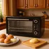 Horno Eléctrico de Gran Capacidad 48L Versión Inglesa Transfronteriza para Uso Doméstico, Horno Multifuncional de Calentamiento y Horneado, Venta Directa del Fabricante