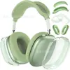Funda Protectora Transparente de TPU y Silicona para Carcasa de Auriculares Apple AirPods Max, Juego de Tres Piezas