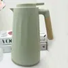 Tetera de Aislamiento Nórdico Termo Doméstico Revestimiento de Vidrio Botella Termo Hervidor Cafetera de Gran Capacidad 1L