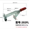 Grampos Horizontais Hf203F/203Fl/202F/202Fl Aço Inoxidável 304 Fixação de Peça de Trabalho Resistente à Corrosão Tipo Horizontal