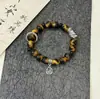Pulseiras Populares de Novo Estilo Chinês Peace Lock Empilhadas com Contas com Design de Nicho de Borboleta em Estilo Antigo Pulseiras de Barraca de Mercado Noturno