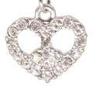 Gabe Europa y Estados Unidos anillo para el ombligo de pistola transfronterizo aretes en forma de corazón letras anillo para el ombligo Corona de Sol joyería para perforación no porosa