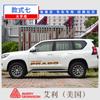 Adecuado para 10-20 Pegatinas Decorativas Creativas Pintadas de Flores para Coche Toyota Bully Prado