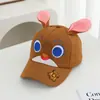 Gorra de Béisbol con Orejas de Ciervo de Dibujos Animados 3D para Niños y Niñas, Sombrero para el Sol para Exteriores de Primavera y Otoño