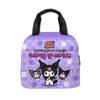 3D Novo Impresso Sanrio kuromi kuromi Picnic Bag Escola Primária Estudante Portátil Saco de Gelo Saco de Almoço Infantil