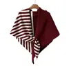 Chal de punto de seda Su Zhi Personalizado para Otoño e Invierno, Bufanda Triangular de Lana, Procesamiento Personalizado con Logo Bordado, Venta al por Mayor