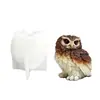 Molde de Silicona de Búho 3D Grande en Stock para Velas Aromáticas Caseras, Adornos de Yeso para Muebles