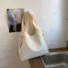 Bolsa Tote Nova Estilo Coreano Primavera 2026 para Mulheres, Bolsa de Ombro de Aparência Sofisticada, Grande Capacidade, Bolsa de Braço Casual Elegante para Roupas de Trabalho