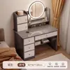 Penteadeira Mesa de Maquiagem Quarto Moderno Simples 2026 Novo Modelo Apartamento Pequeno Quarto Principal Armazenamento Cômoda Mesa de Cabeceira Integrado