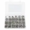 Juego de tornillos de hexágono interior de acero inoxidable M2-M8 en caja, 1500 piezas, transfronterizo