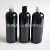 Botella Qiuqiu 500ml negra botella oscura botella de medicina 500ML tapa a presión hombro redondo botella PET botella de esencia