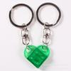 Cross-border Double Color Transparent Love Building Blocks Chaveiro Pingente DIY Jóias Feitas À Mão Cross-border Amante Amigos Presente