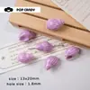 Concha Forma de Caracola Estilo Oceánico Colección Pendientes Pendientes Llavero Bolso Colgante Cerámica Acrílico Cuentas DIY