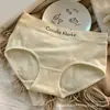 8 Road 70DEnglish Roupa Íntima Feminina Algodão Respirável Sem Costura Controle de Barriga Cintura Média Estilo Adolescente Calcinha