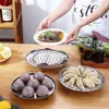 Grade de cozimento a vapor de aço inoxidável, grade interna de cozimento a vapor, cesta de panela de arroz com pernas altas, grade de cozimento a vapor para uso doméstico, cozinhador de ovos, suporte de grade de armazenamento para cozimento a vapor