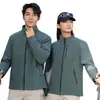 Chaqueta Softshell de Cuello Alto de Gama Alta para Hombres y Mujeres Ropa de Trabajo Cortavientos Cálida Ropa de Trabajo Exterior Logo de Impresión Personalizada