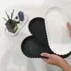 Bandeja de silicona para almacenamiento doméstico transfronteriza, antideslizante, decorativa, bandeja para joyas, con borde de encaje, forma ovalada, caja de almacenamiento para baño