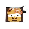 Monedero Serie Halloween Sanrio para Niñas, Billetera de Dibujos Animados de Aspecto Elegante, Bolsa para Audífonos con Cremallera Moderna y Linda, Caliente