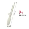 Pinzas de Silicona para Alimentos con Soportes de Pie de 9 Pulgadas 12 Pulgadas, Acero Inoxidable, Resistentes a Altas Temperaturas, Pinzas para Bistec, Pinzas para Pan de Barbacoa, Espátula
