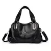 Bolso de mano para mujer transfronterizo, cuero suave de PU, textura de nicho, bolso de hombro cruzado único, nueva tendencia de moda vintage, bolso de mamá
