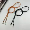 Correa simple para teléfono de negocios, cruzada, se puede llevar, correa duradera de cuero PU con hebilla corta