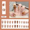 Explosões Vermelhas da Internet Puro Desejo Estilo Simples Usar Armadura Diariamente Manicure Branca Peças Europeias e Americanas Francesa Longa Armadura Removível