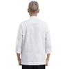 Roupas de chef de alta qualidade manga longa roupas de trabalho de cozinha outono e inverno chapa de ferro assar hotel catering roupas de chef masculino branco puro